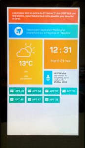 weeke est une plateforme de communication destinée au batiments et institutions publiques