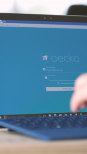 Le service oecko, son application web, responsive, web