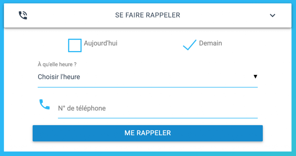 Tutoriel : Je suis locataire - Se faire rappeler – OECKO